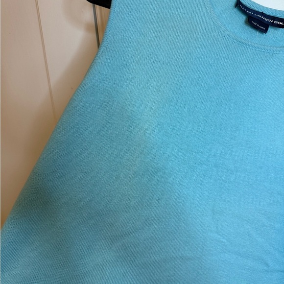Nwt Ralph Lauren Golf Teal Cashmere Blend Sweater Tank - Picture 4 of 4